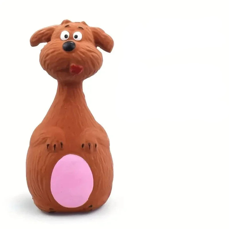 Soft Rubber Chewy Toys – 4 Fun Styles! 🐶