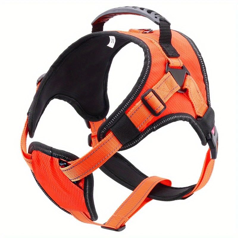 Reflective no-pull dog harness.